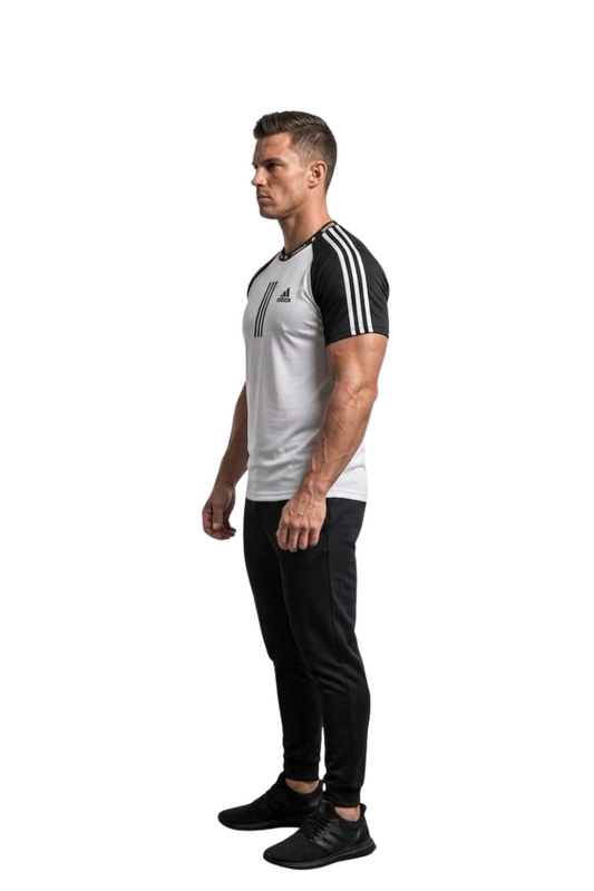 Adidas Titan Raglan Performance Set – White Contrast