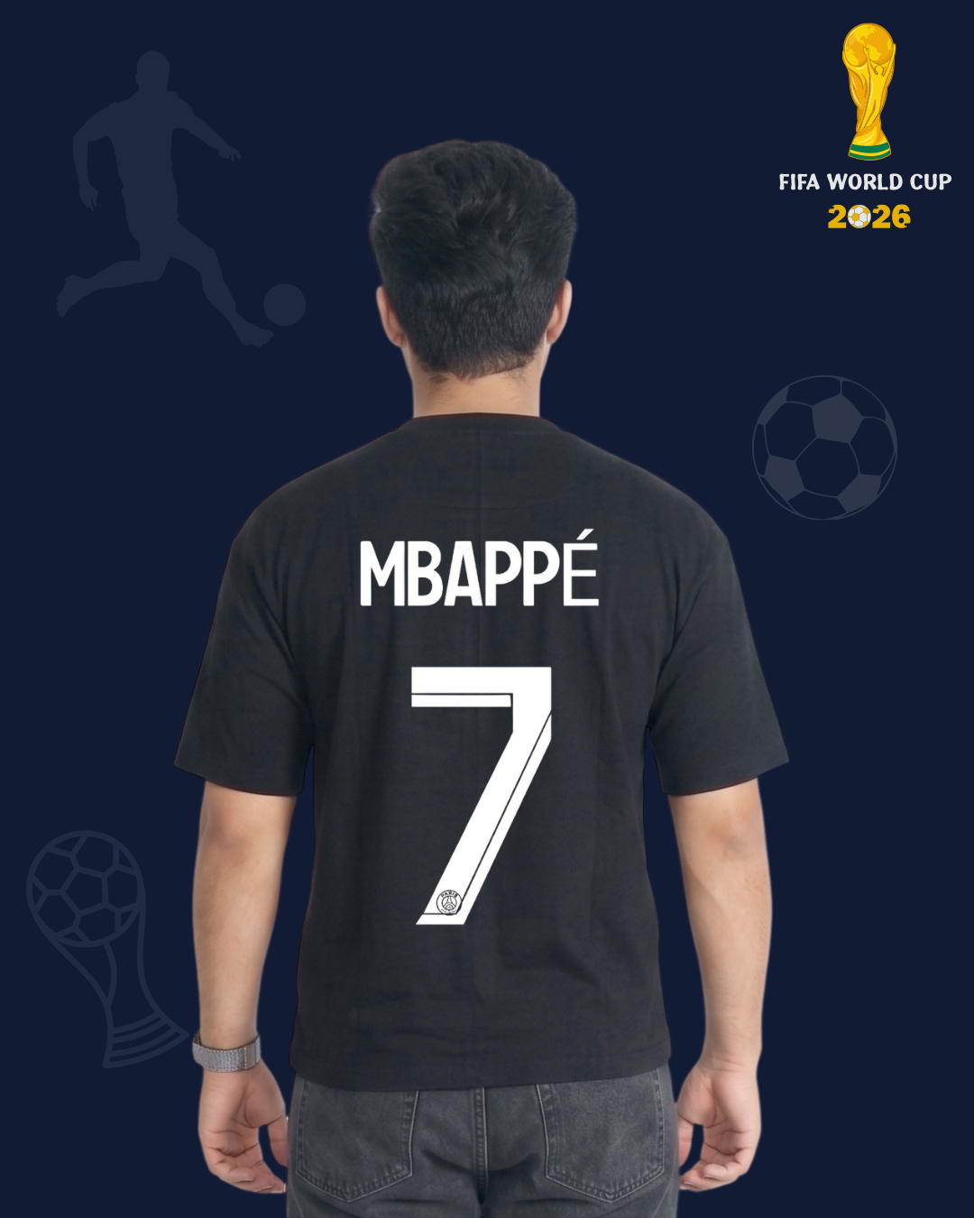 M'bappe Printed Shirt