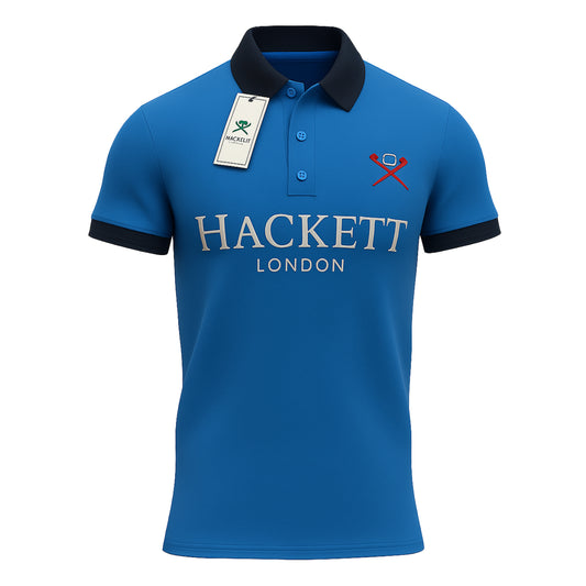 Hackett London Classic Blue Polo Shirt