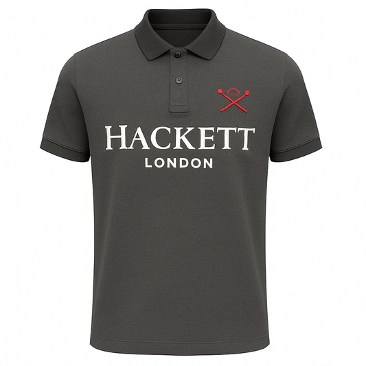 Hackett London Classic Jet Black Polo Shirt