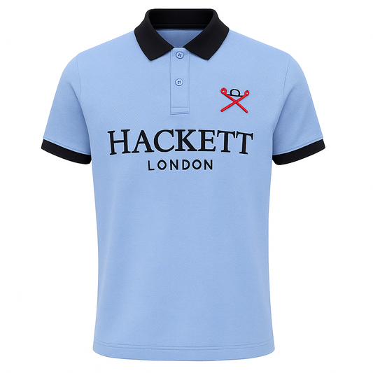 Hackett London Classic Sky Blue Polo Shirt