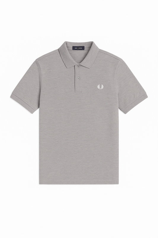 The Fred Perry Shirt Light Grey Color