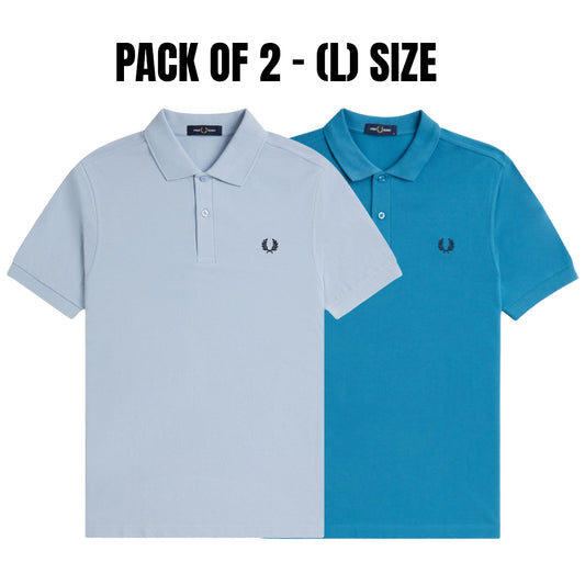 Fred Perry Pack of 2 – Large Size Polo Shirts