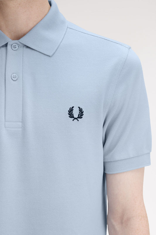 The Fred Perry Shirt Sky Blue Color
