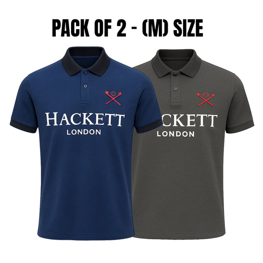 Polo Hackett London Pack of 2 – Medium Size Shirts