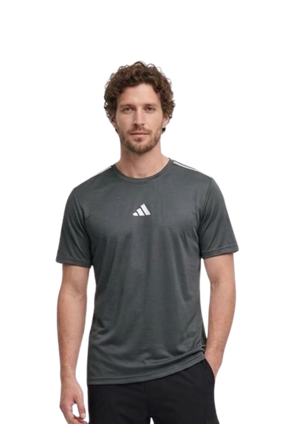 Men’s Adidas Pro-Fit Training T-Shirt – Gray
